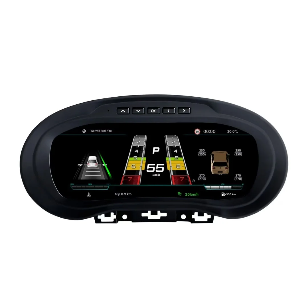 GZ store LCD Digital Cluster For Amarok 08-16 Polo 6R Saveiro crossfox Vento T5.1 Seat Leon Dashboard instrument panel Cockpit