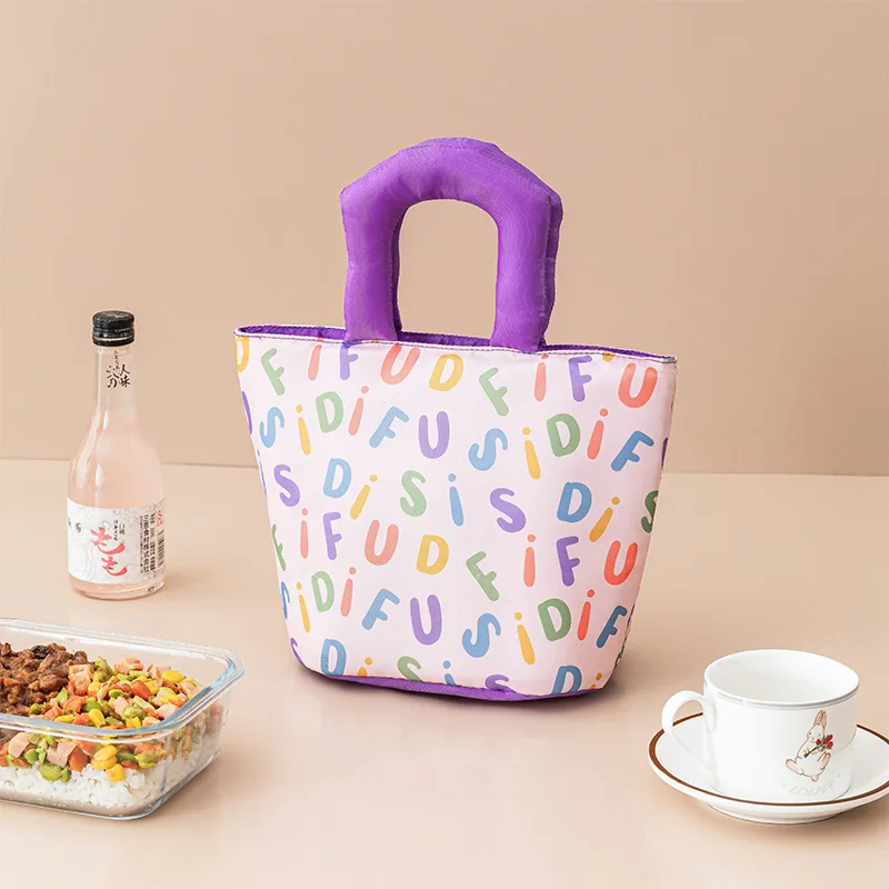 StoBag 3 szt. Torby na lunch z motywami z kreskówek, izolowane, urocze dla dzieci, z uchwytem do pakowania i przechowywania żywności, przenośna torba wielokrotnego użytku.