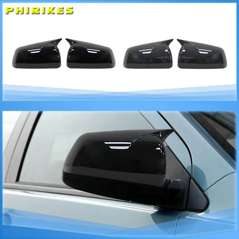 Cubierta de Espejo Retrovisor Lateral para Mitsubishi Lancer X 10 EX EVO 2008-2012, Carcasa Decorativa, Adhesivo, Accesorios de Estilo para Automóvil