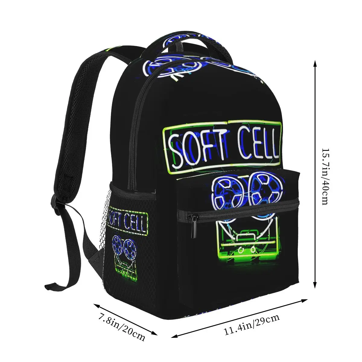 Best Original Legend Electro Music Soft Cell Band Backpack Student Boys Girls BookBag Children School Bag Computer Shoulder Bags