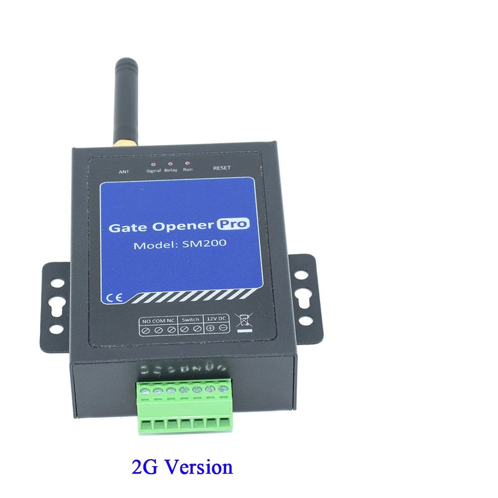 Ouvre-porte GSM 2G 4G avec télécommande, interrupteur relais marche/arrêt pour portes coulissantes, 