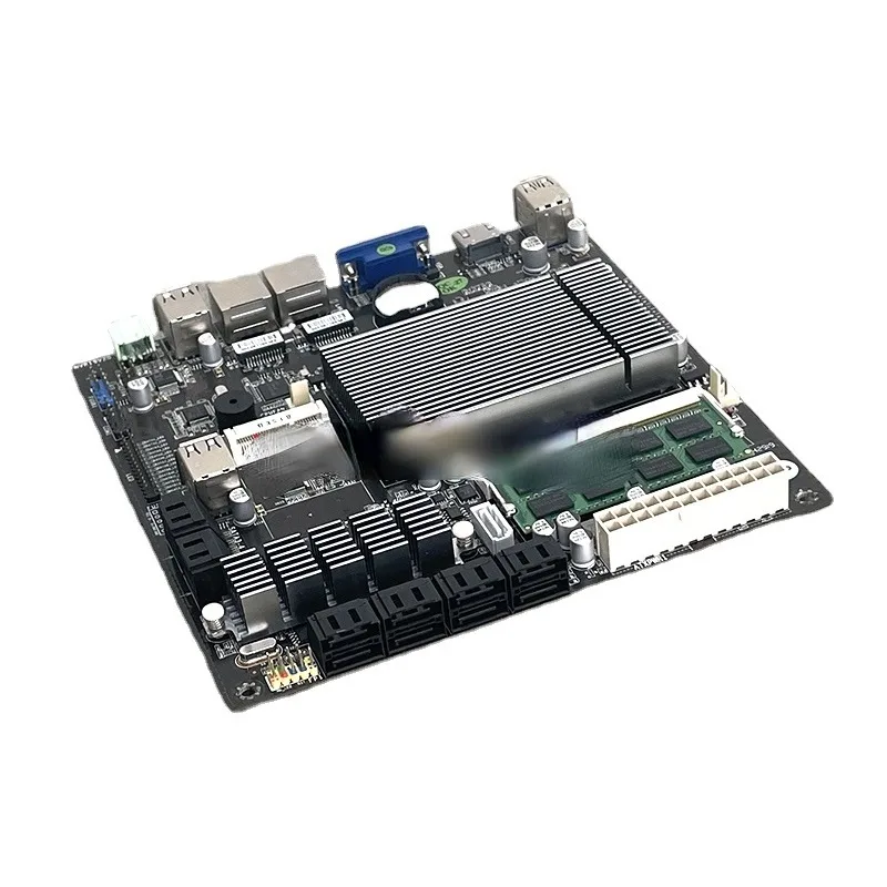 J1900/B75K9-ETH control motherboard NAS Black Qunhui network storage multi hard disk server