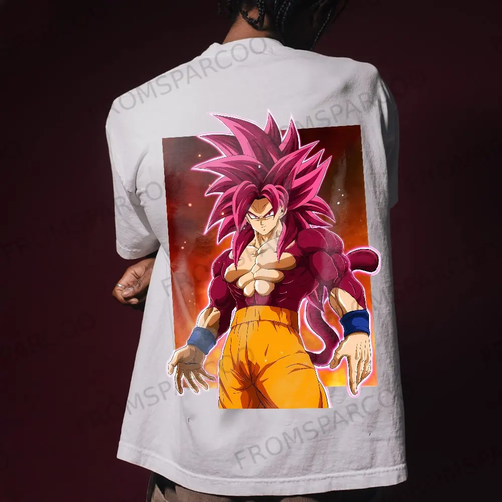 Dragon Ball Trend Short Sleeve Summer Trend Comfort Sports Casual Half Sleeve Popular Couple Clothing Half Sleeve Short Sleeve