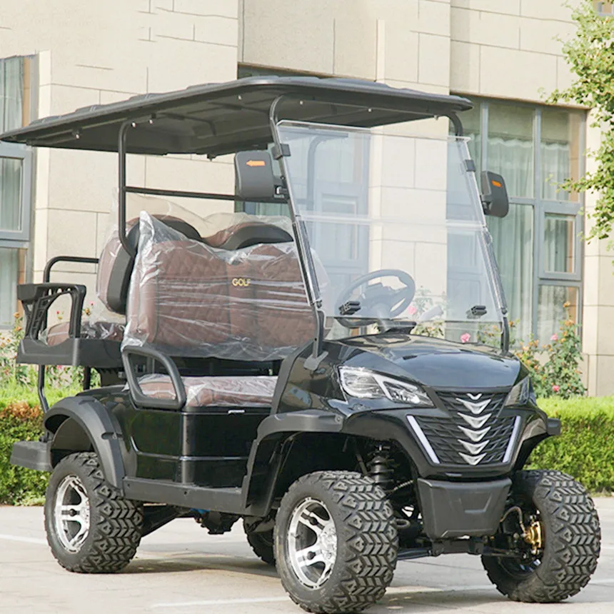 2024 New Design Factory Supply New Product Manufacturer Commercial Wholesale Low Speed Electric Off-Road Electric Golf Cart