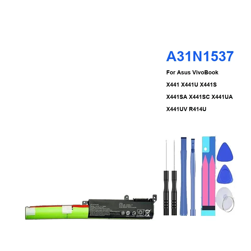 Batería A31N1537 para Asus Vivobook X441 X441U X441S X441SA X441SC X441UA X441UV R414U F441U A441U A441UV R541UA A441N R414UV