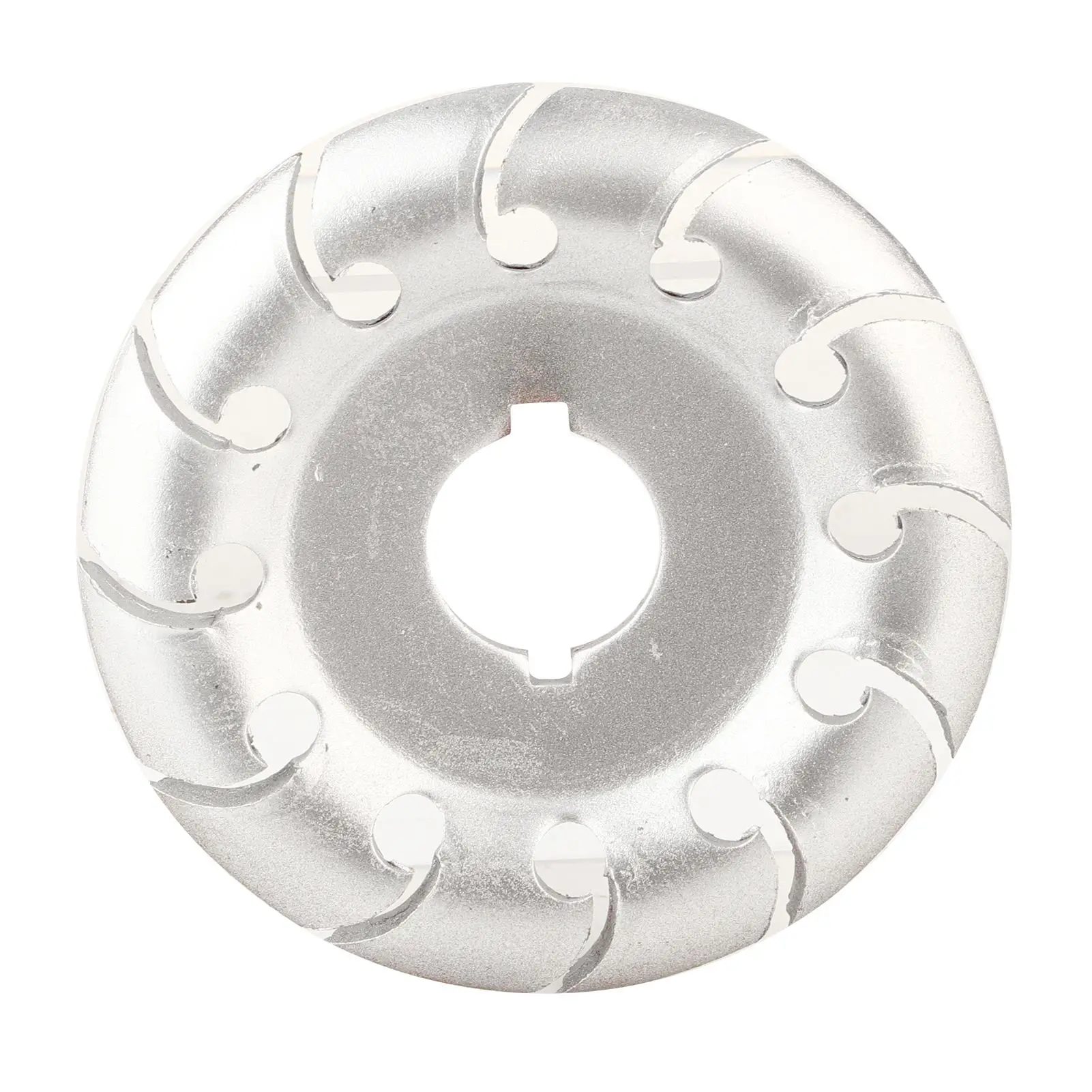 12-Teeth Wood Carving Disc Angle Grinder Parts Manganese Steel Silver Hardened 65 x 16mm