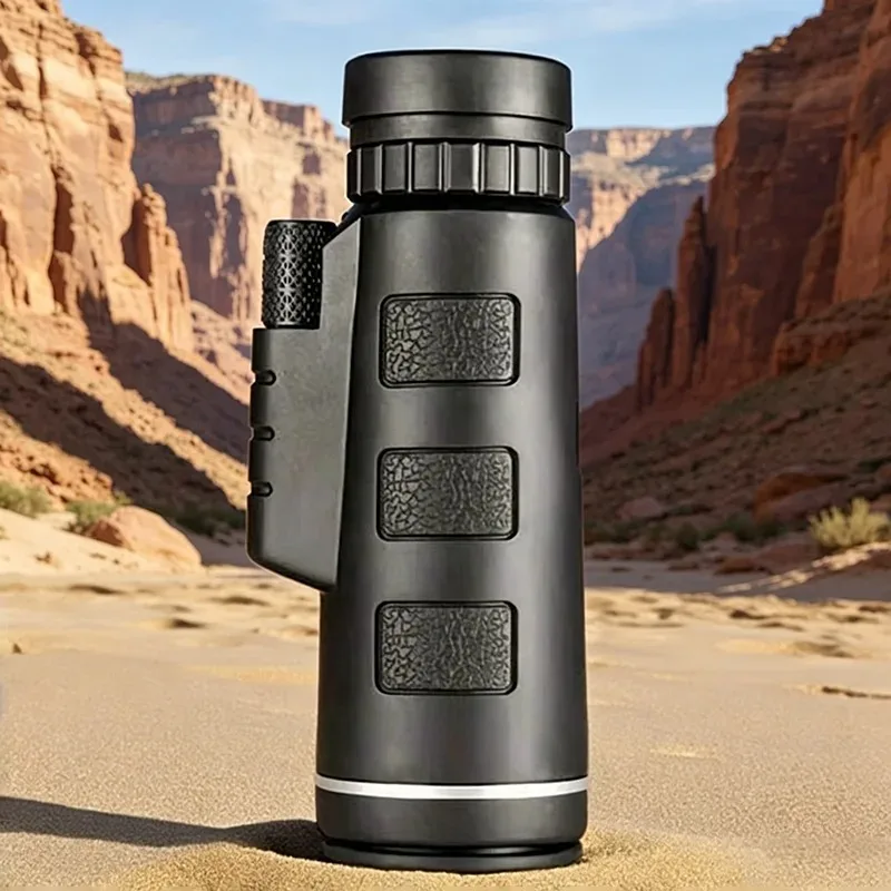 Kompaktes 10x42 Monokular-Teleskop, klare Fernsicht, ergonomisches Design für Camping, Wandern, Jagd, Outdoor-Aktivitäten