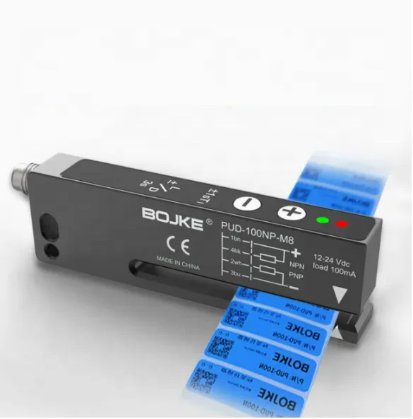 BOJKE laser labeling sensor price label contact/detector/slot/gap photo electric sensor for label machine