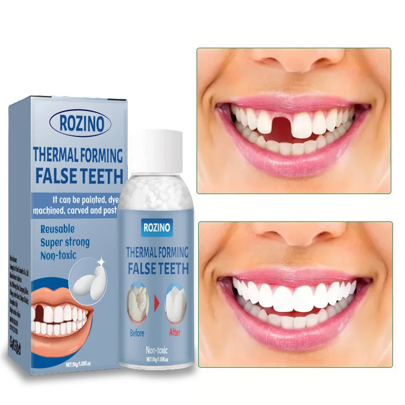 20/30g Temporary Tooth Repair Glue Set Halloween Makeup False Teeth Dental Supplies Modification Filling Teeth Gaps Solid Glue