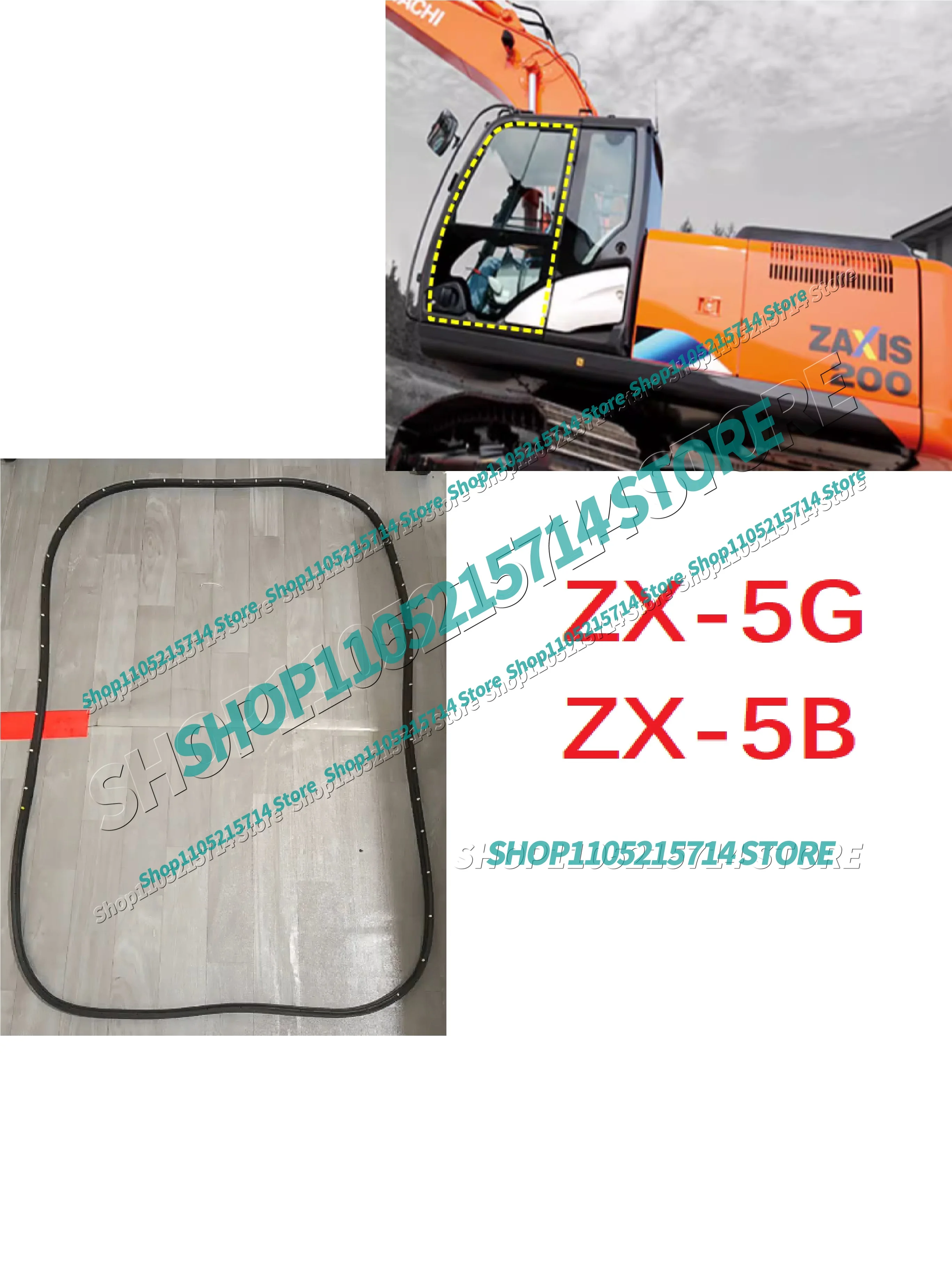 

CAB DOOR WEATHER STRIP FOR HITACHI ZX200-5G,ZX210-5A,ZX210-5G,ZX330-5G