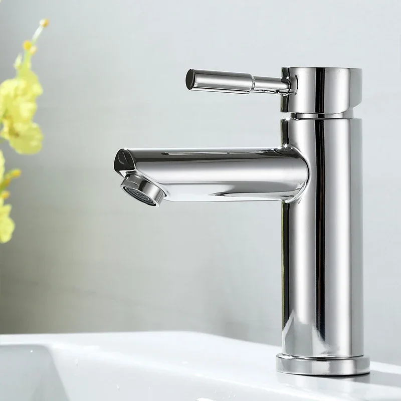 

Bathroom Basin Faucet Stainless Steel Rotation Sink Faucet Swivel Spout Cold and Hot Water Mixer Tap Single Handle Kitchen Tap