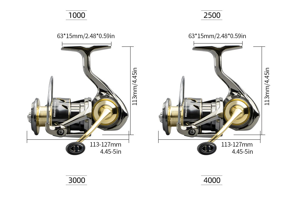 Huidiao Wasserdichte Spinnrolle mit langsamem Oszillationssystem, 7+1BB, 5.2:1 CNC-Metallspule für Lure- und Finesse-Angeln – Detail 5