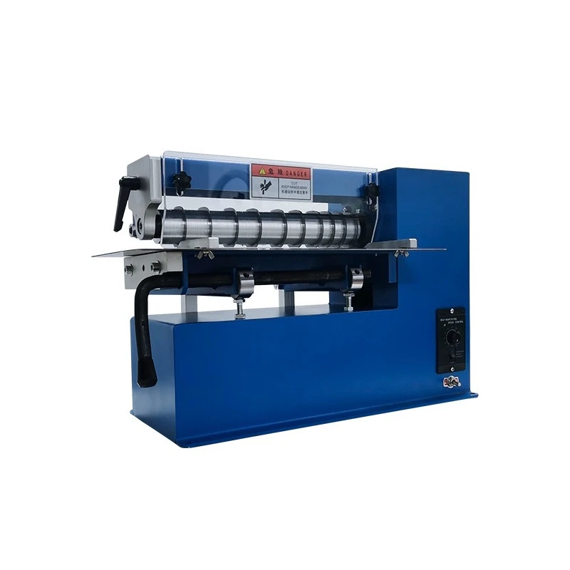 Automatic speed regulation strip cutting machine round knife PVC rhinestone belt Velcro EVA cutting machine