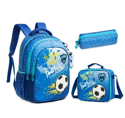 Crianças 3 pçs saco de escola com almoço térmico saco caneta conjunto mochila escolar conjunto para meninas mochila escolar das crianças conjunto para meninos