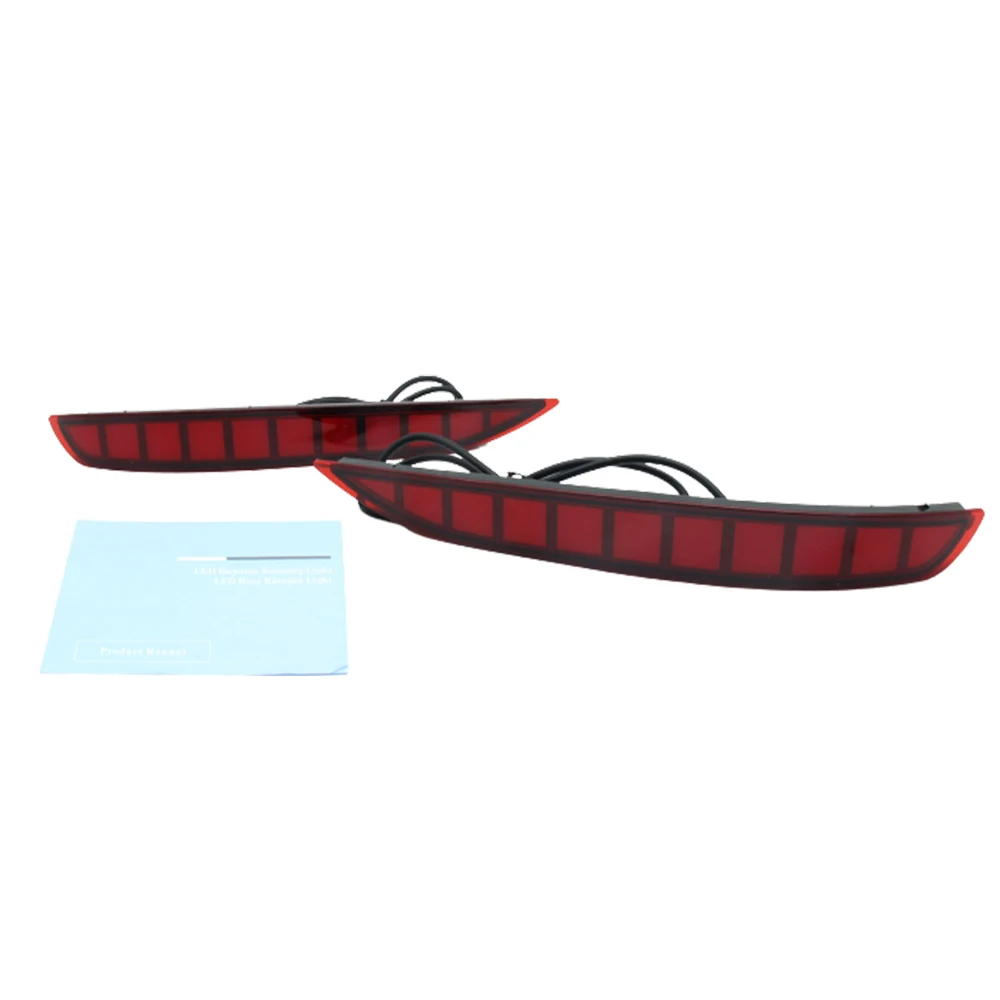 

2Pcs 12V Car LED Rear Bumper Reflector Lights Turn Signal Led Lights For Chevrolet Equinox 2017-2022 Car Accessories