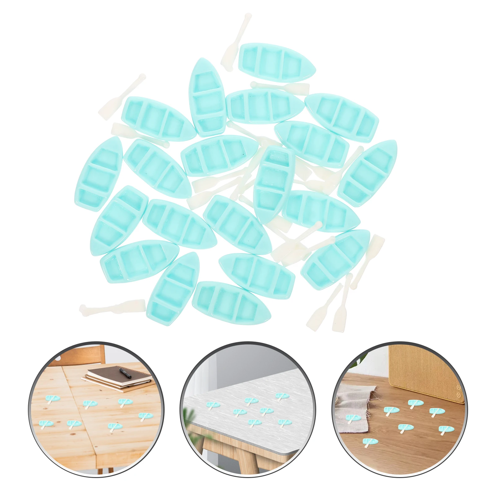 20 set ornamenti per barche in resina toppers per torta a tema accessori da spiaggia figurine decorazione a tema canottaggio casa
