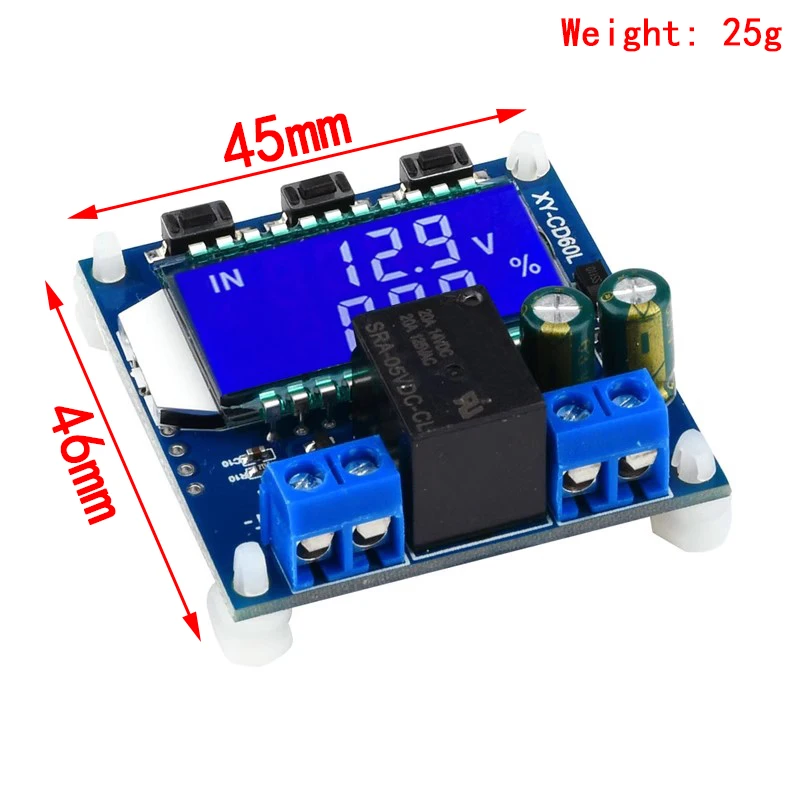 CD60L Solar Battery Charger Controller 12V 24V 48V Charging Discharge Control Module Under voltage Current protector Board