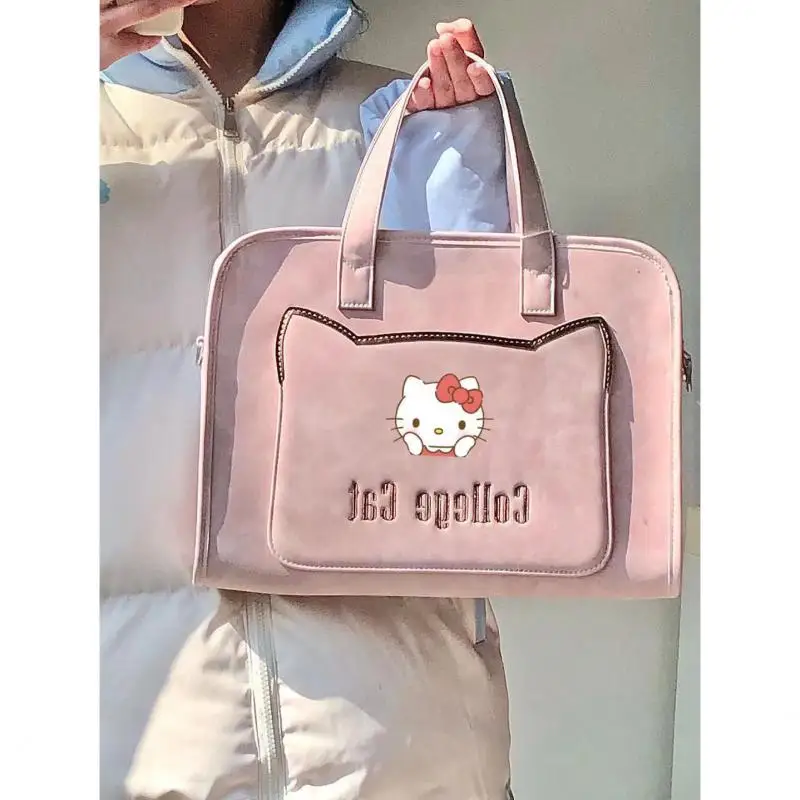 

Оригинальная сумка для ноутбука, сумка для ноутбука Apple, универсальная, большой емкости, милая аниме-фигурка, Kawaii, водонепроницаемая и износостойкая, 24