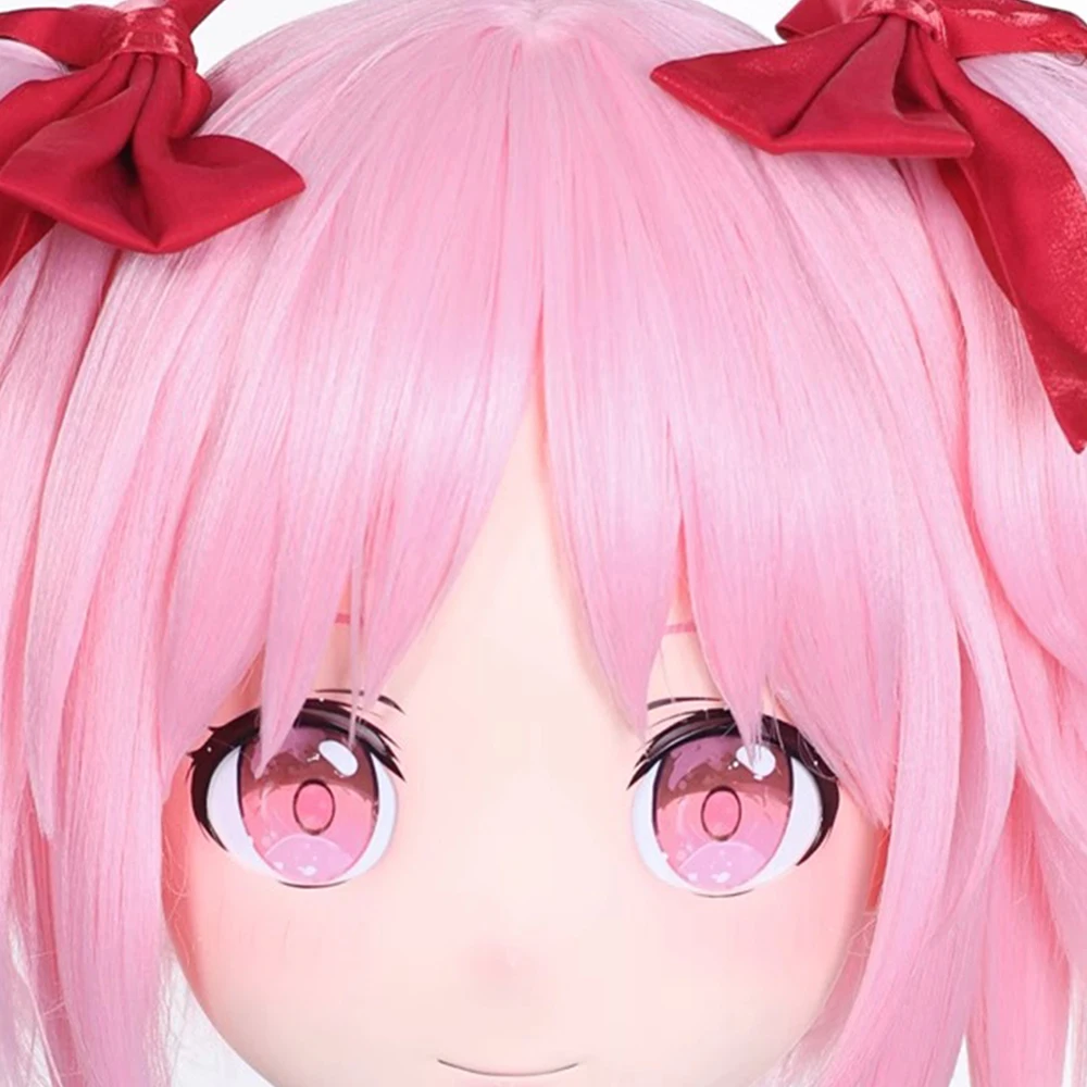 Full headband lock Customize Full Crossdress BJD Doll Mask Female/Girl Cartoon Character Cosplay Japanese Anime Kigurumi Masks