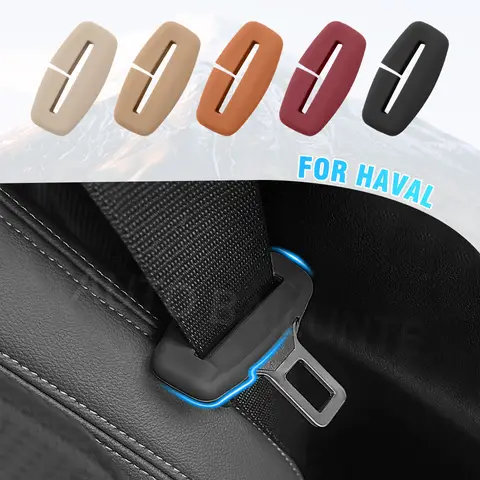 For Haval M1 M2 M4 H2 H3 H5 H6 H7 3rd Gen GT Car Seat Belt Buckle Protector Cover Soft Silicone Interior Accessories