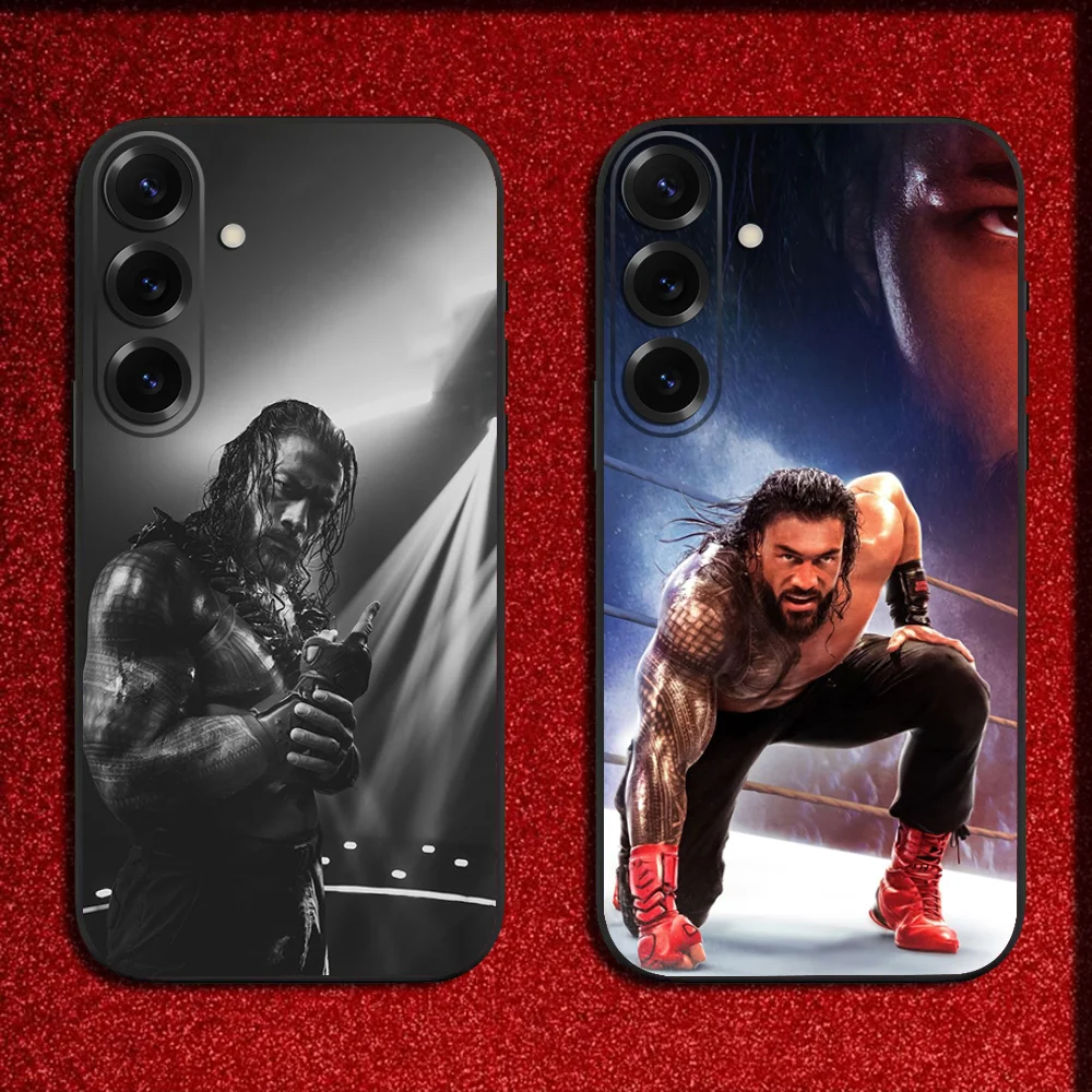 

Wrestler R-Roman Reigns Phone Case For Samsung S25,S24,S21,S22,S23,S30,Ultra,S20,Plus,Fe,Lite,Note,10,9,5G Black Cover