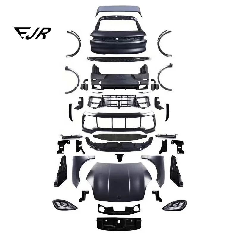 Für 2011–2018 Porsche Cayenne 958.1 958.2 Upgrade 2025, Stoßstangen-Set, Matrix-LED-Scheinwerfer, LED-Rücklichter, hohe Qualität, 1 bis 1 Form