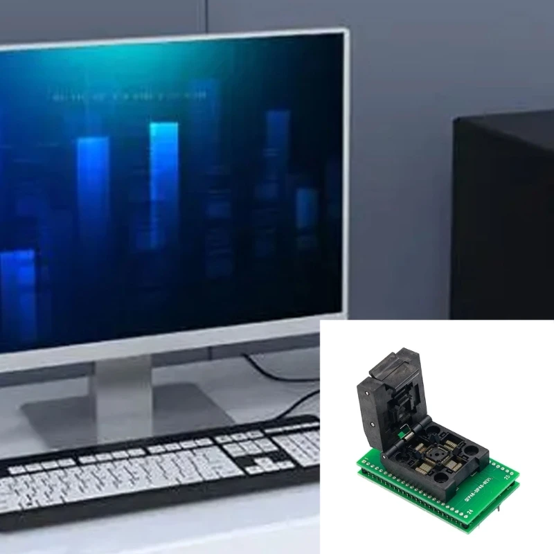 Versatile QFP48 to DIP48 Programming Socket for Research and Development