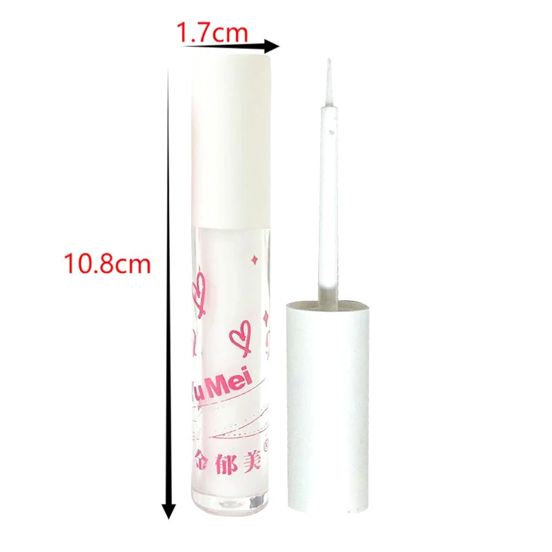 1.7 مللي رمش كاذبة تمديد الغراء مقاوم للماء سريع جاف طويل الأمد قوي لا تهيج أدوات التمهيدي رمش شفافة #6