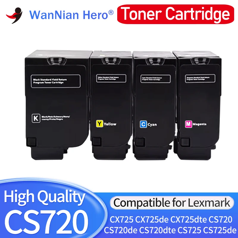 

7K 74C1SK0 Тонер-картридж, совместимый принтер Lexmark CX725 CX725de CX725dte CS720 CS720de CS720dte CS725 CS725de CS725dte