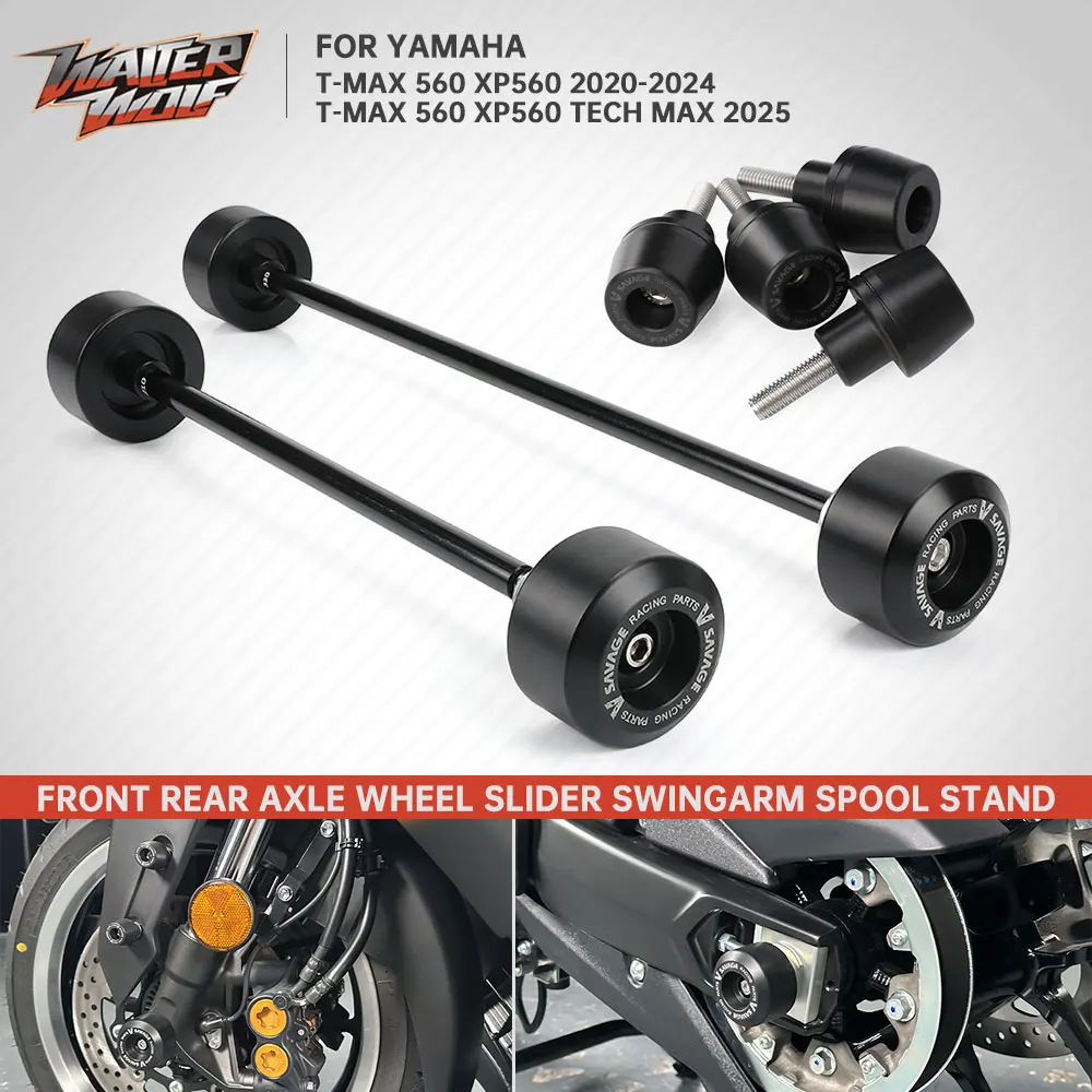 Moto Crash Slider Ruota Slider Per Yamaha T MAX 560 XP560 T-max Tmax 560 Tech Max 2020-2025 Assale Forcella Forcellone Slider