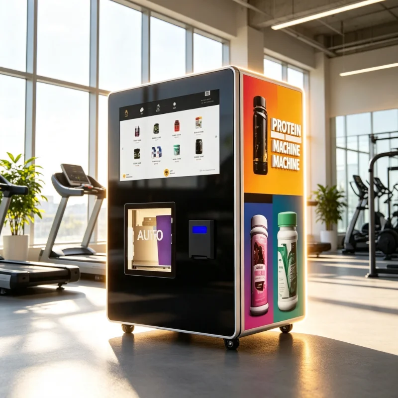 Vending Machine Qr Code - Надежный торговый автомат для протеиновых коктейлей,