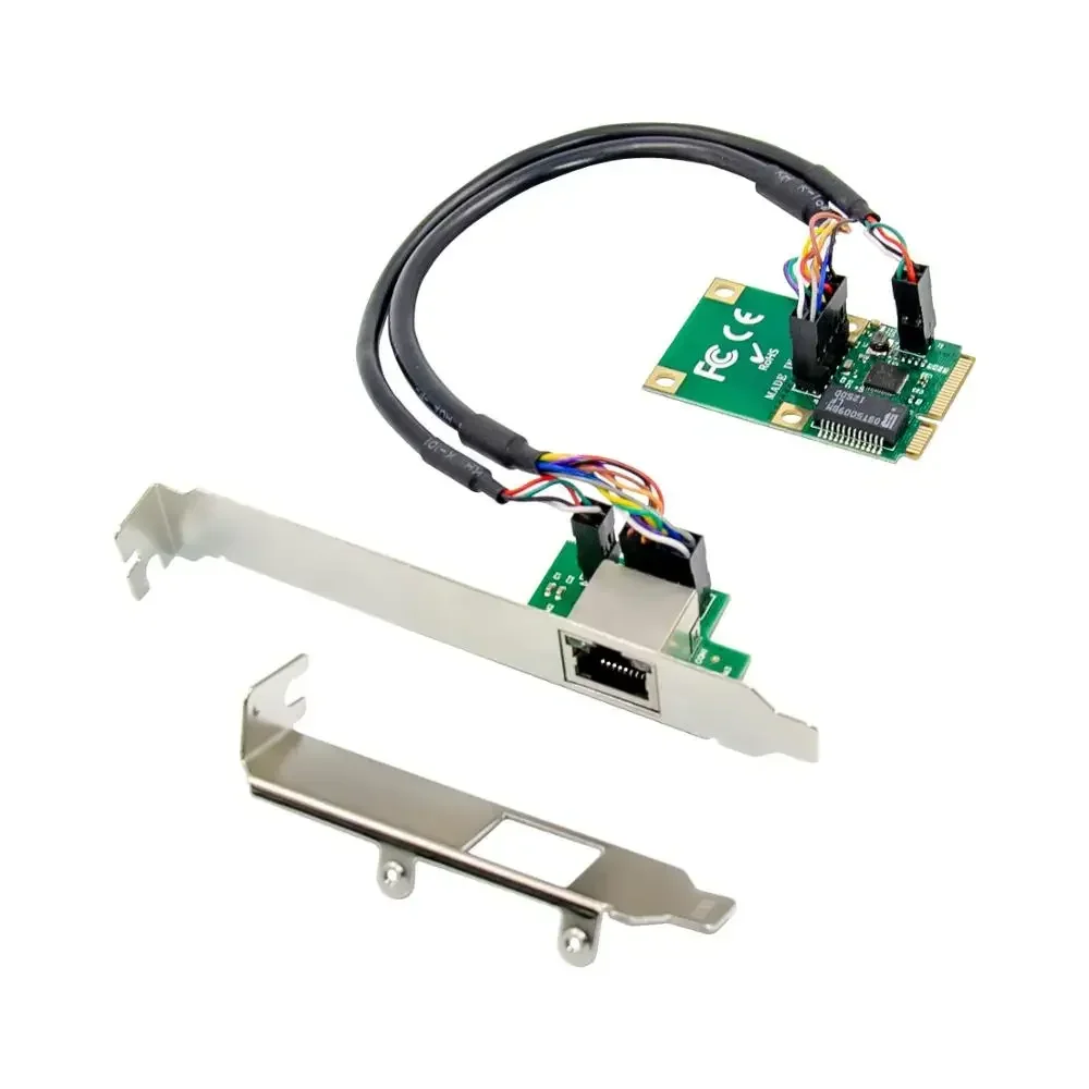 

1 порт RJ45 MINI PCIE, один порт Gigabit Ethernet Lan Network Crad, внутренний адаптер, чип REALTEK RTL8111F, 10/100/1000 Мбит/с
