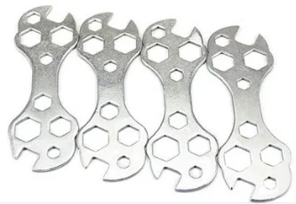 1PCS Hexagonal Plum Blossom Bicycle Multi Functional Flower Plate Wrench Multi Hole Wrench Flower Plate Wrench