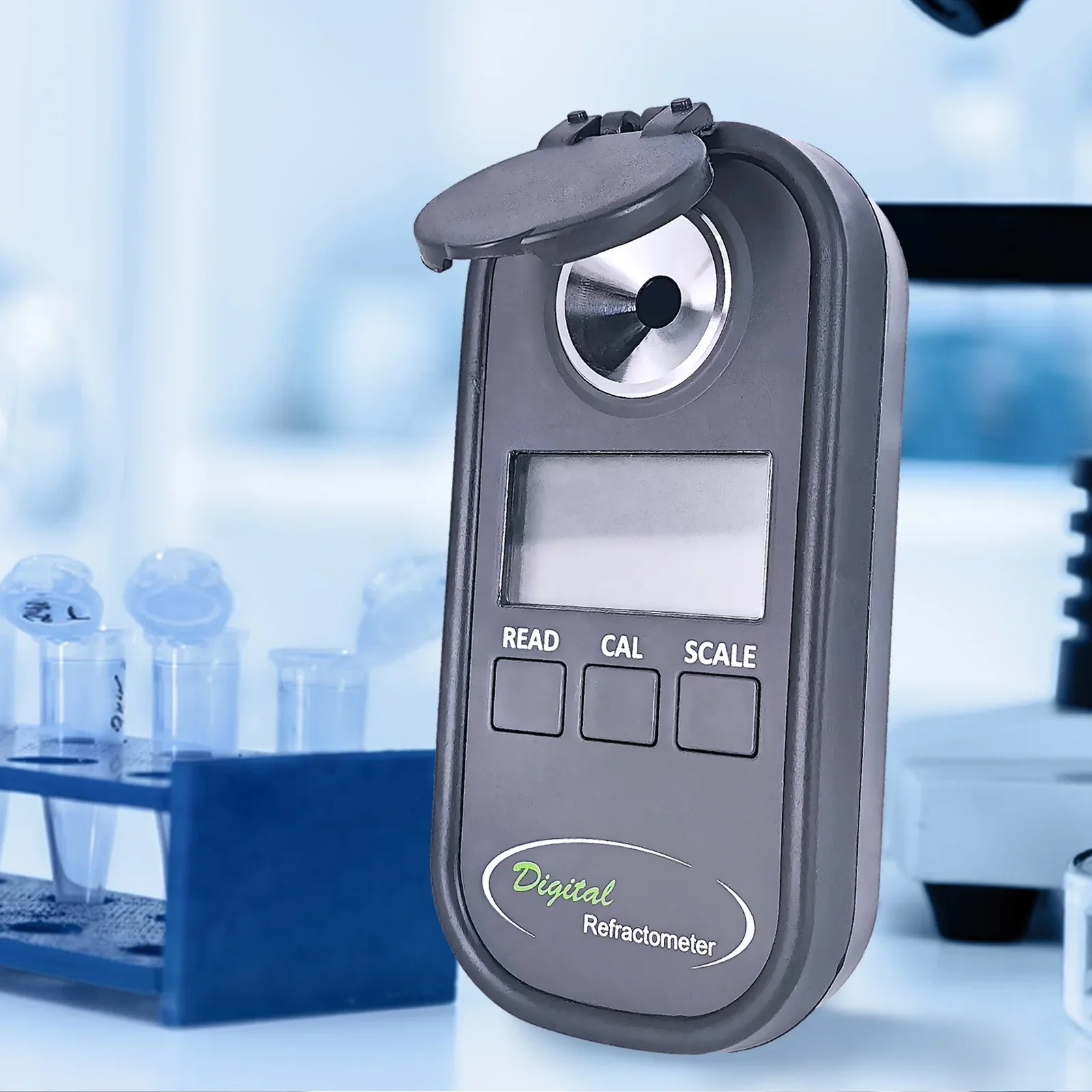 Digital Clinical Refractometer 1.000-1.050 Range URINE SP.G Meter -0.1-12.0 SERUM P.  0.1% Resolution  Refractive Index Portable