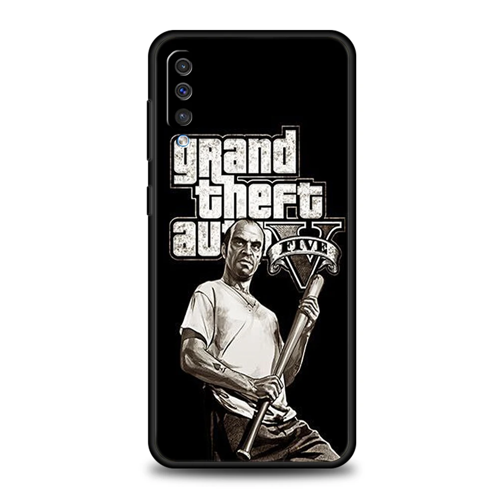 サムスンギャラクシー用高品質自動gta5ゲーム電話ケース、シリコンカバーシェル、a24、a13、a53、a73、a33、a22、a12、a02、a03、a05、a70、a50、5g