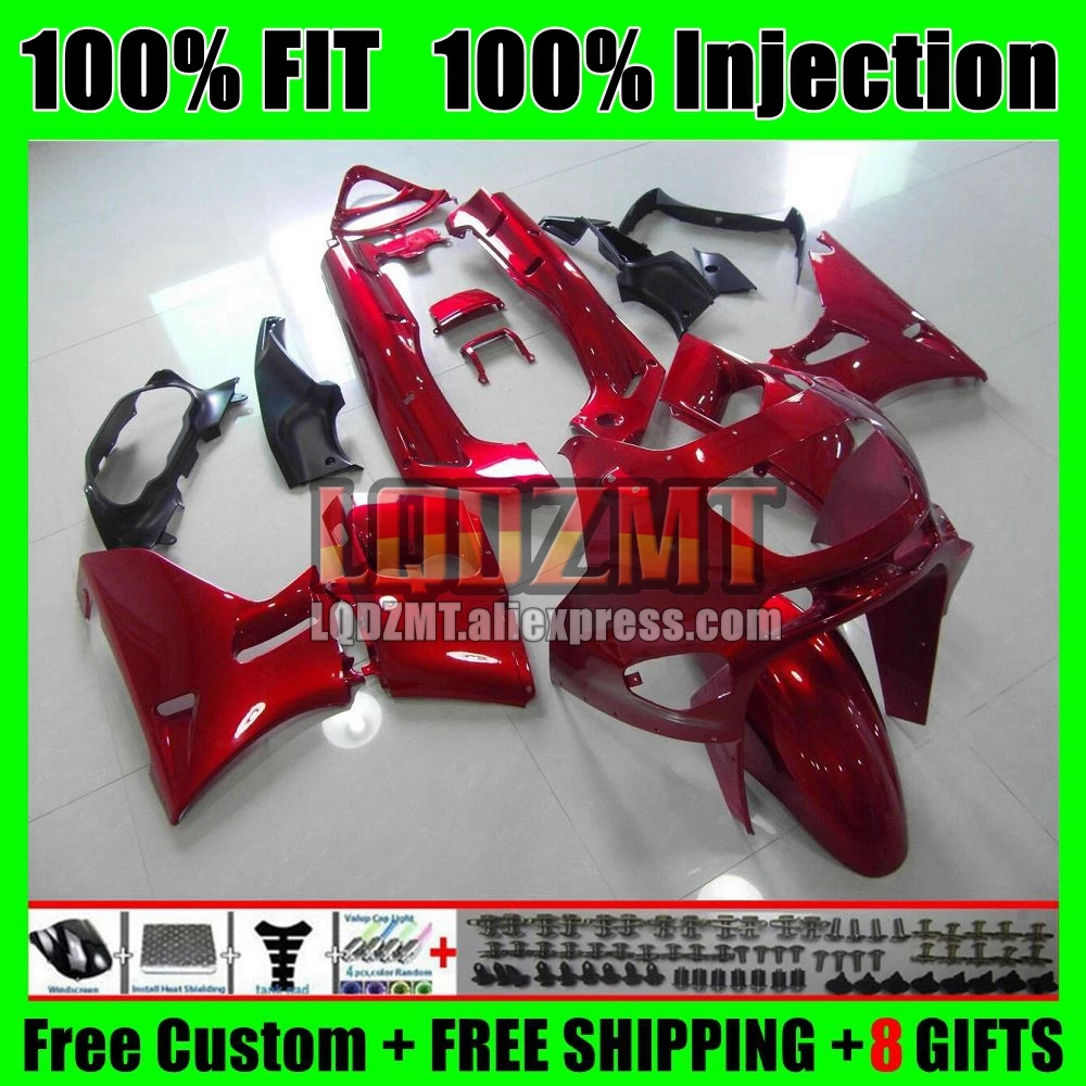 OEM Fairing For KAWASAKI NINJA ZZR 400 ZZR400 1993 1995 1996 1997 1998 1999 78No.27 ZZR-400 00 Metal red 01 02 05 06 07 Body