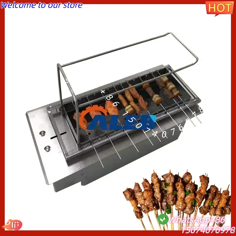 2026 Commercial Charcoal Barbecue Grill/meat Sausage Roaster Grill