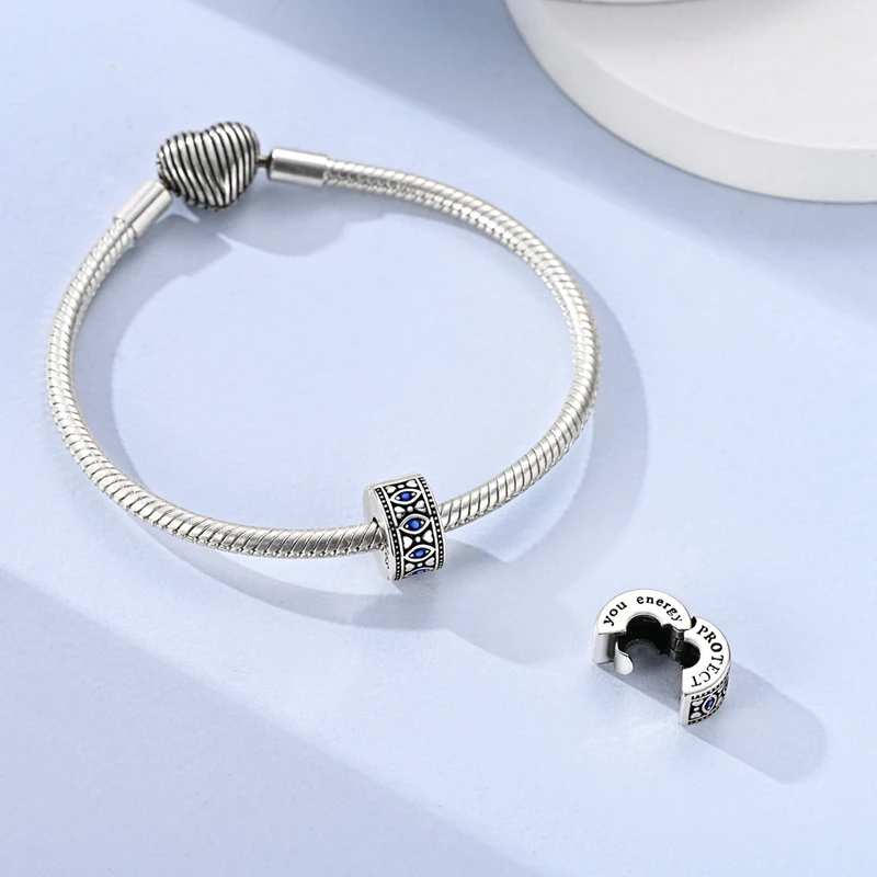 New In 925 Sterling Silver Charms Beads Hot Air Balloon Bear Bird Cat Family Pendants Fit Original Bracelet Women Jewelry Gift view 5
