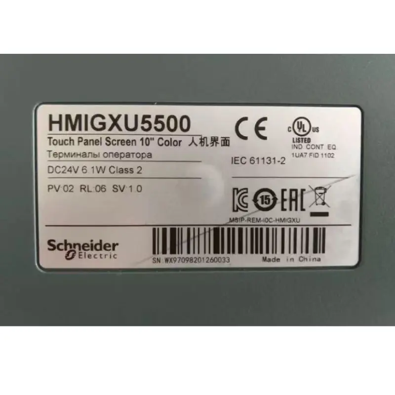 

Подержанный HMIGXU5500 10-дюймовый тест человеческого-машины ОК, быстрая доставка