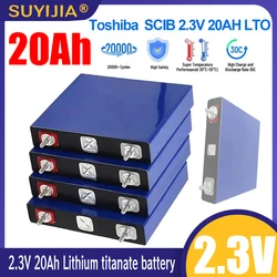 Toshiba 2.3V 20Ah LTO Cell Rechargeable 100% Original Batteries for Low Temperature High Rate Discharge DIY 12V 24V Battery Pack