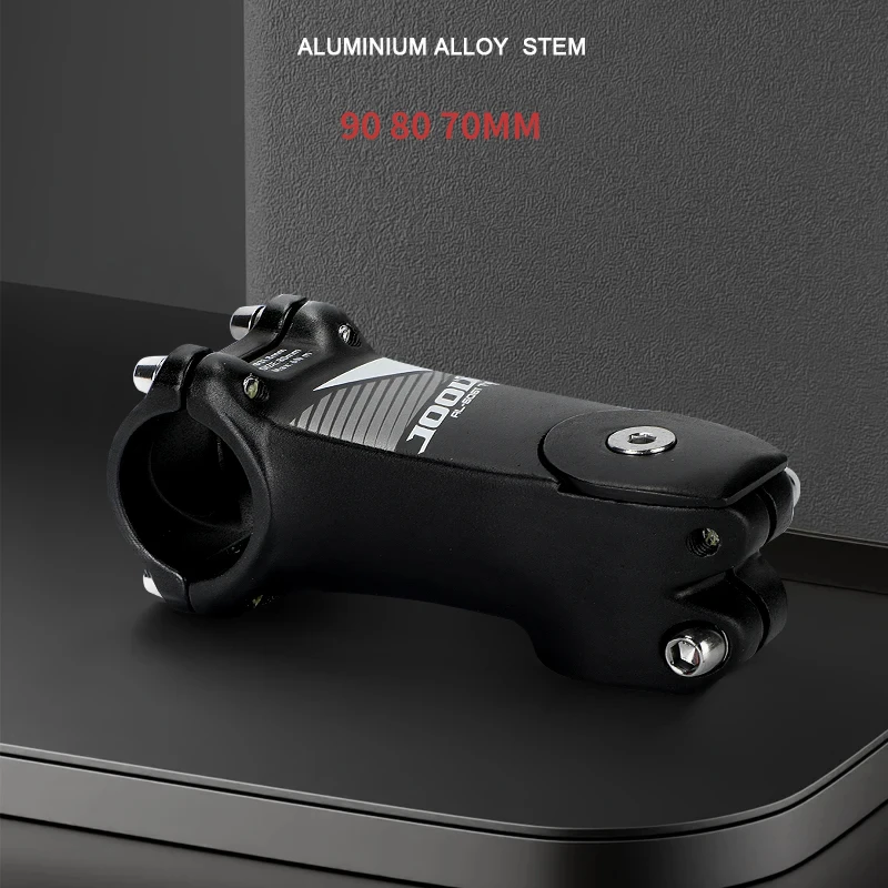 

JOOD New 0 Degree MTB Bike Stem Matte Aluminum Alloy 70/80/90mm Power Short Bicycle Stem Bike Handlebar Table Riser Cycling Part