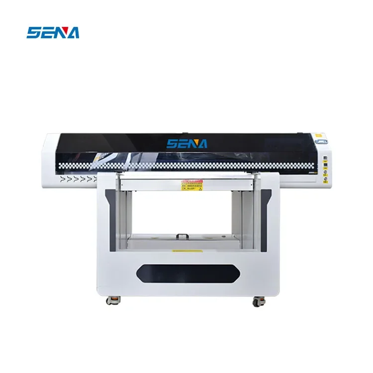 All in One UV Inkjet Flatbed Printer Digital Printing Machine for Wood Acrylic PVC Metal Glass Bottle with 50cm Lifting Platform