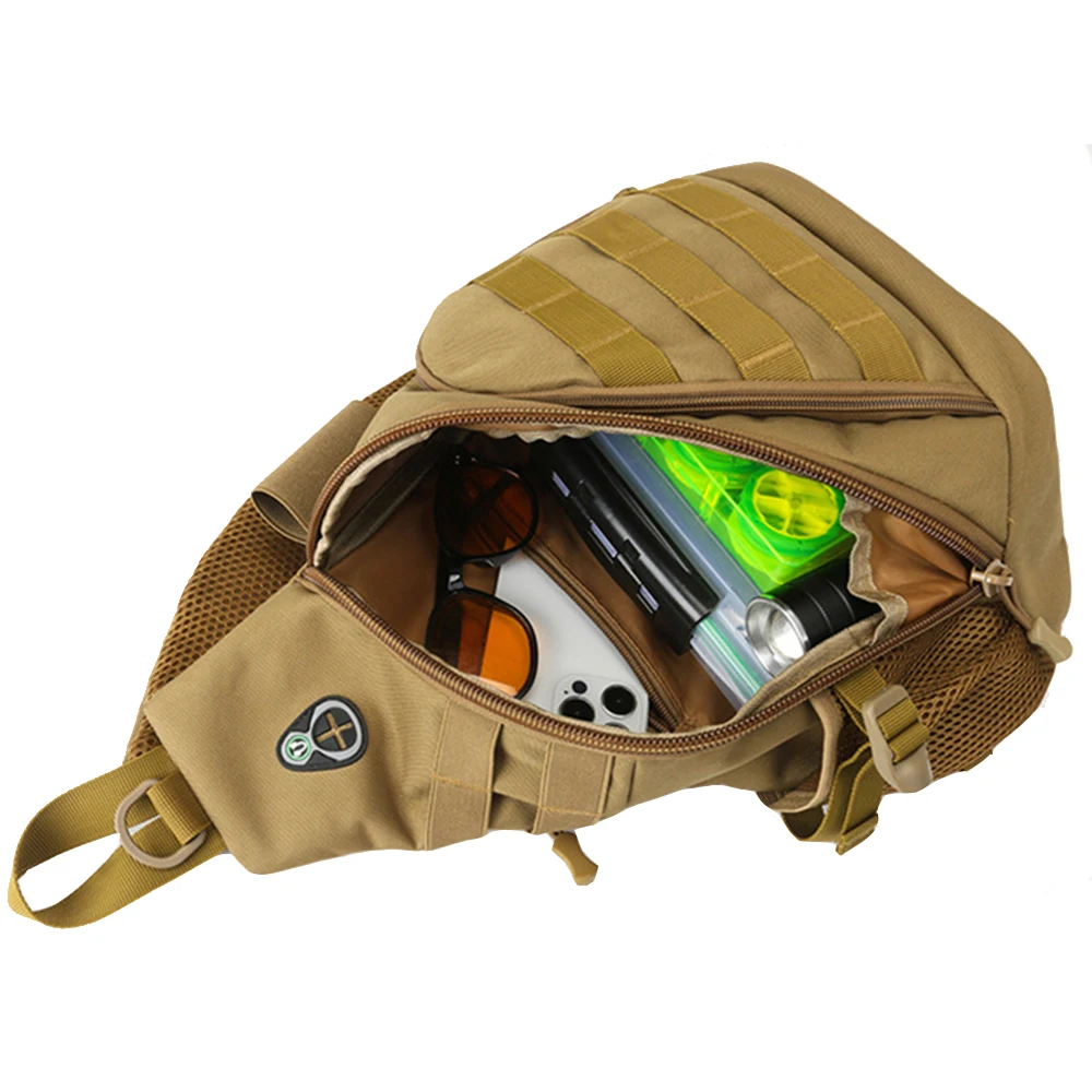 Mochila táctica bandolera pecho impermeable – Outdoor senderismo caza - imagen 2