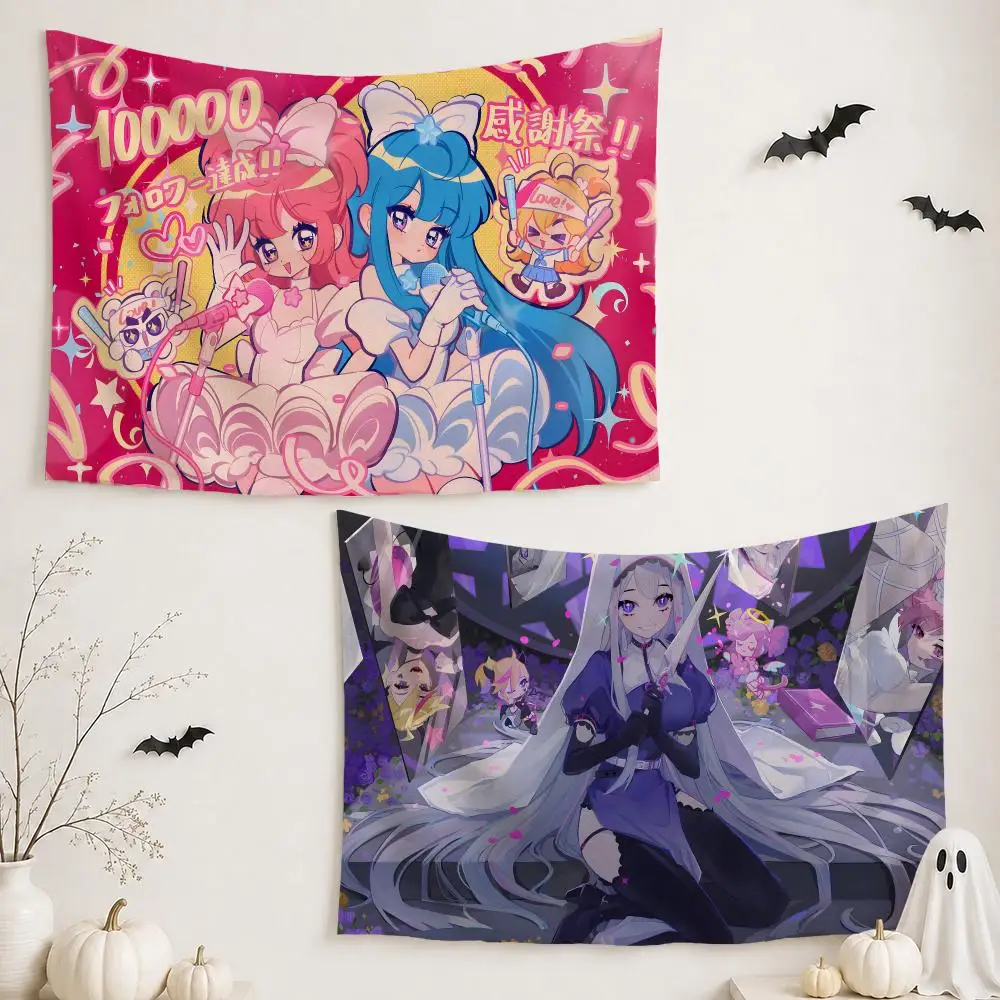 M-Muse D-Dash Tapestry Custom Living Bedroom Party Dormitory Interior Wall Bohemian Decoration Attached Clip