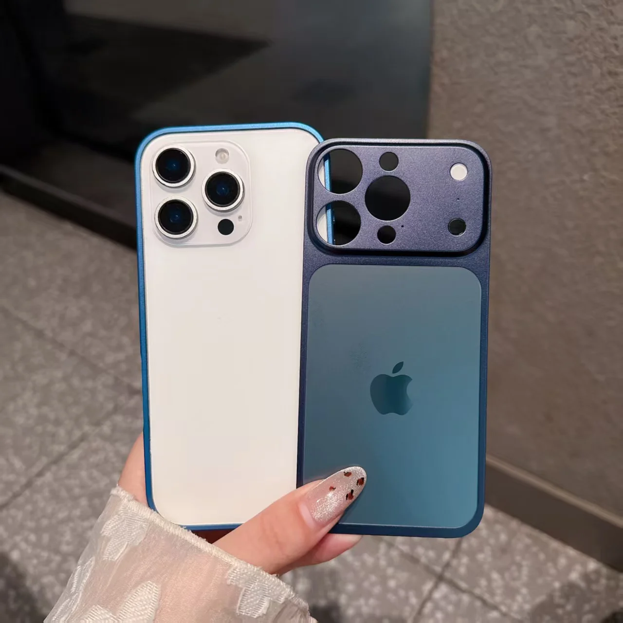 2-em-1 estrutura de metal de alumínio casos de telefone para iphone 17 16 15 pro max 14pro 13 pro 17pro melhor calor pára-choques liga de alumínio