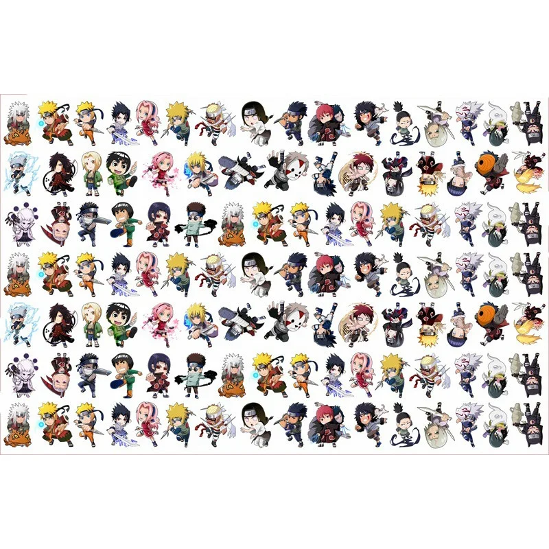 Acrylic Sheet, Naruto, 2-8cm Laminated Double-transparent Handmade DIY Material Patch, Keychain, Pendant Sasuke Sakura