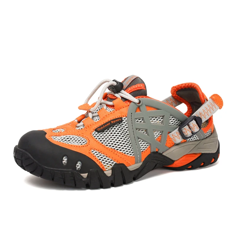 Men Professional Outdoor Sports Aqua Shoes Fishing shoes Women Summer Canyoneering Beach Mesh Sneakers Water Tracing Breathable