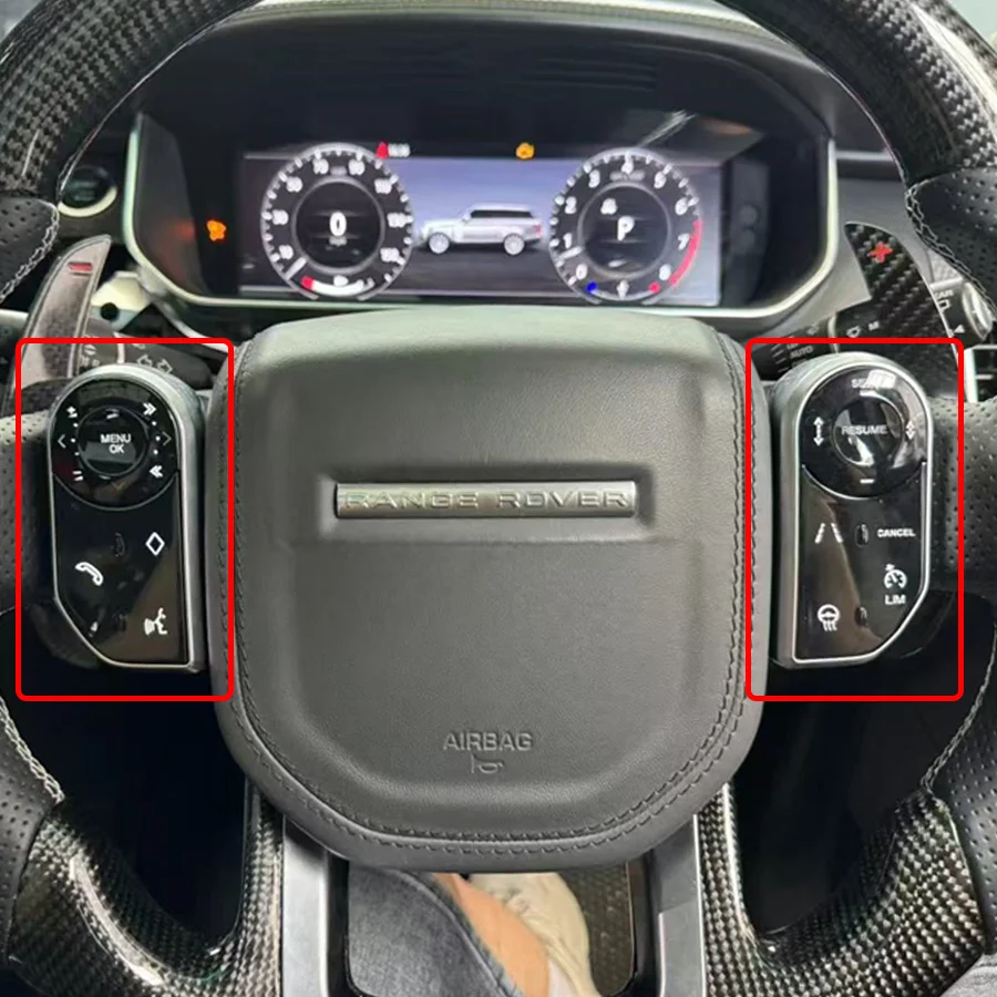 Car Steering Wheel Buttons For Range Rover Vogue L405 Sport L494 And Discovery 5 L462 Style Keys Touch Button plug and play