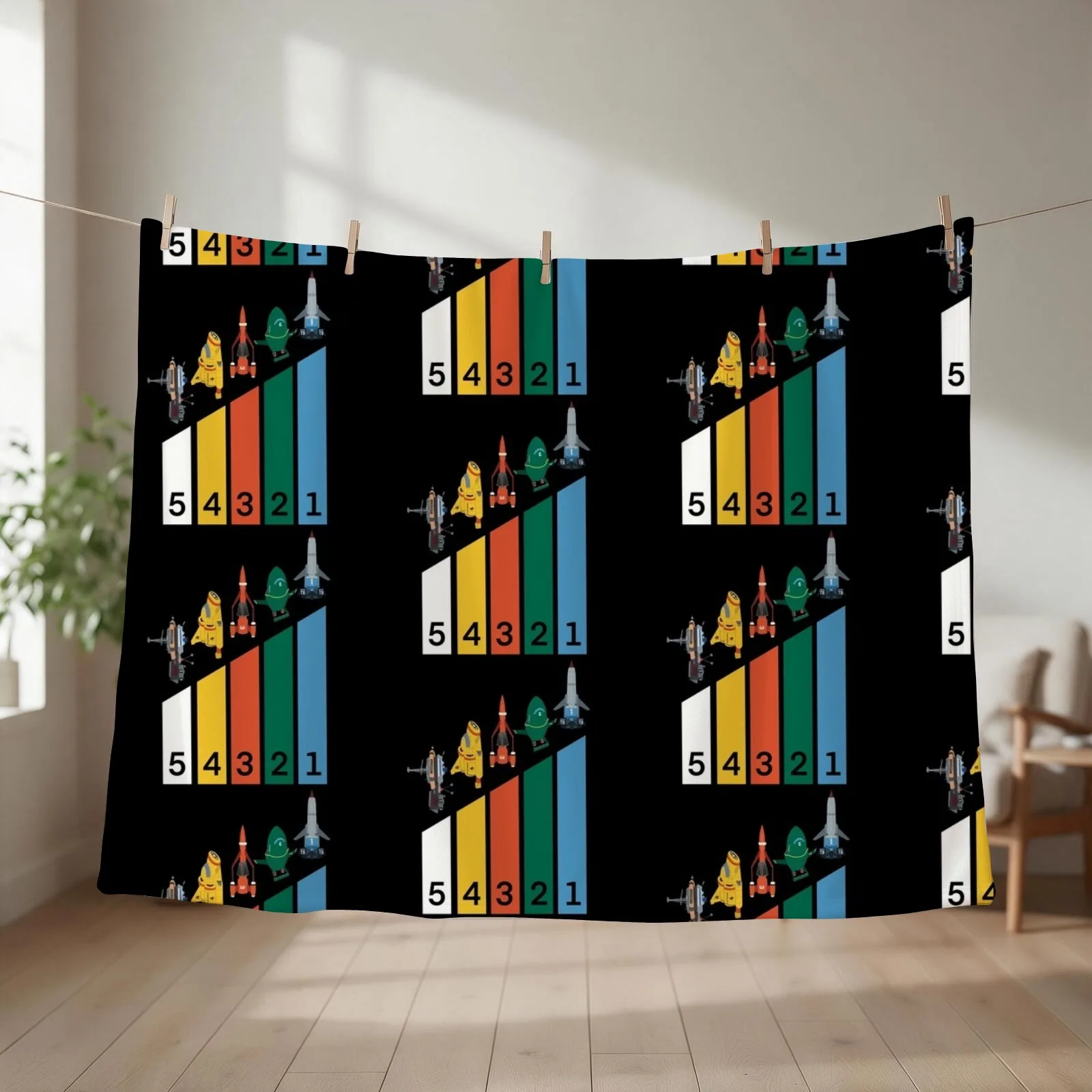 Thunderbirds Throw Blanket couch cozy soft plush fuzzy picnic outdoor blanket