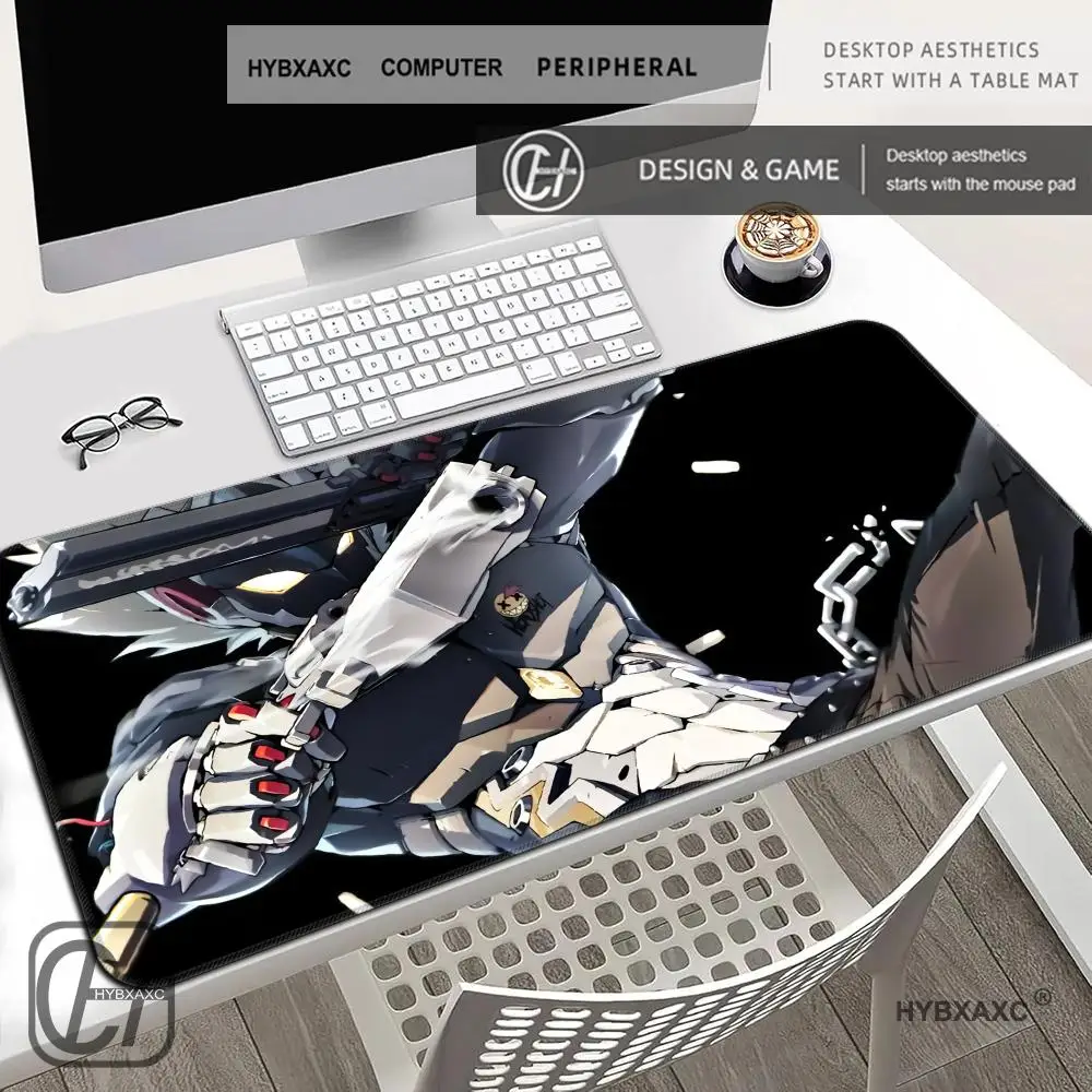 HYBXAXC Sci-Fi Mecha Style Large Mouse Pad Non Slip Rubber Desk Mat Waterproof Gaming Keyboard Pad for Office Home